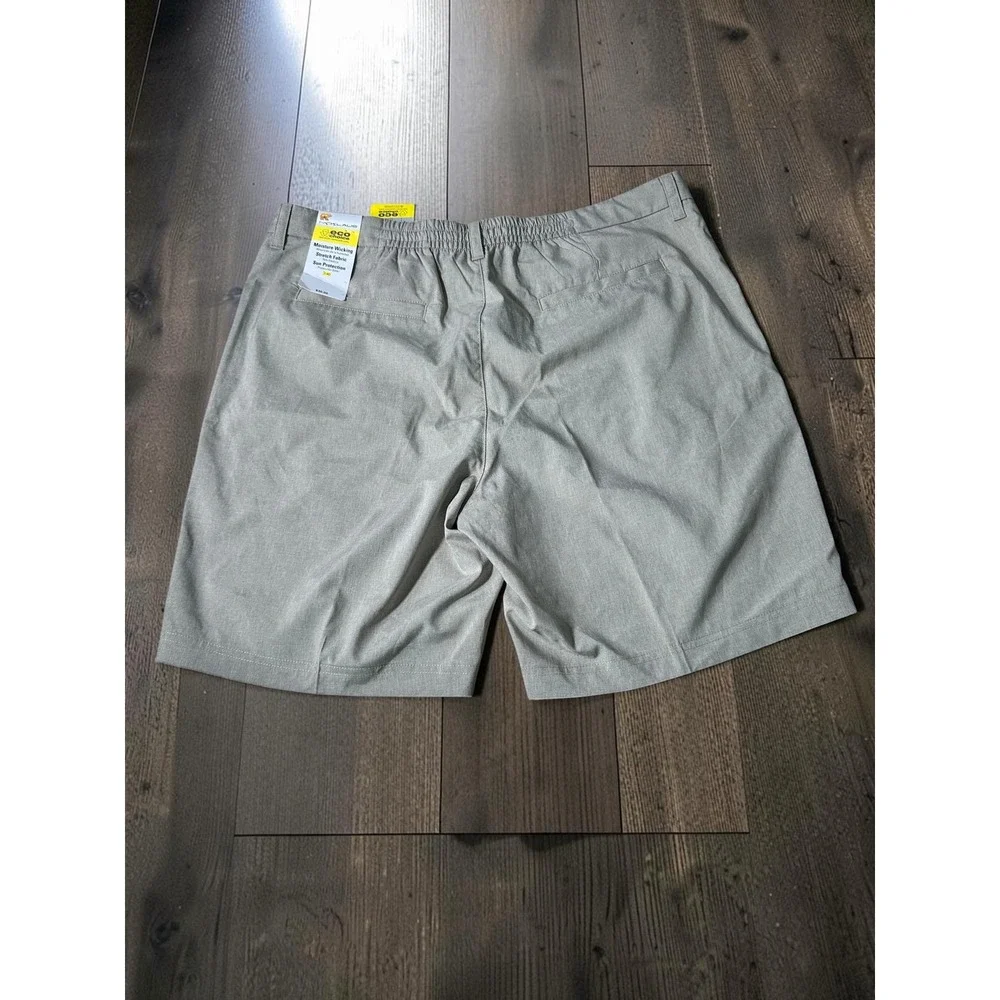 Nicklaus Golf Shorts Mens 38 Gray Active Waistband Moisture Wicking Stretch NWT.